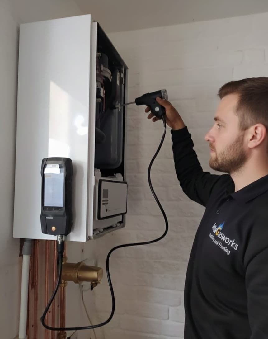 Gas boiler inspection
