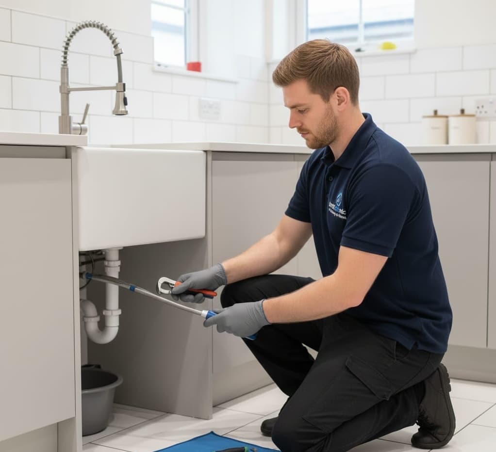 Plumbing repair work